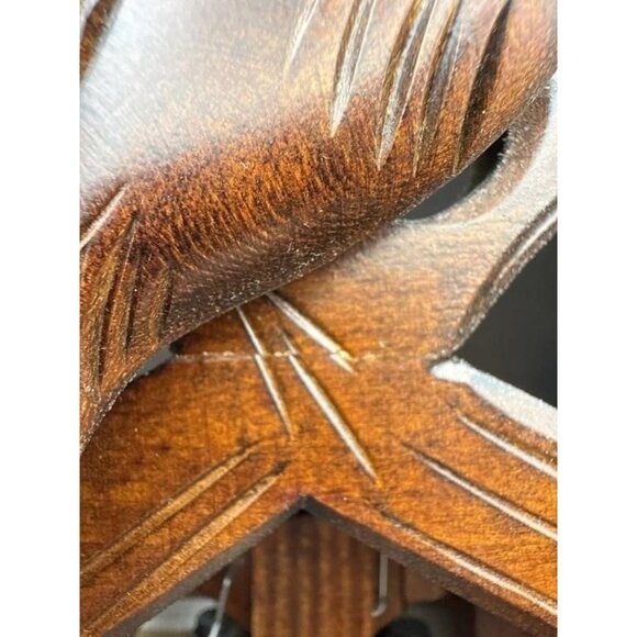 Vintage Black Forest German Cuckoo Clock – 8"x13" Handcrafted Wood - Picture 3 of 4